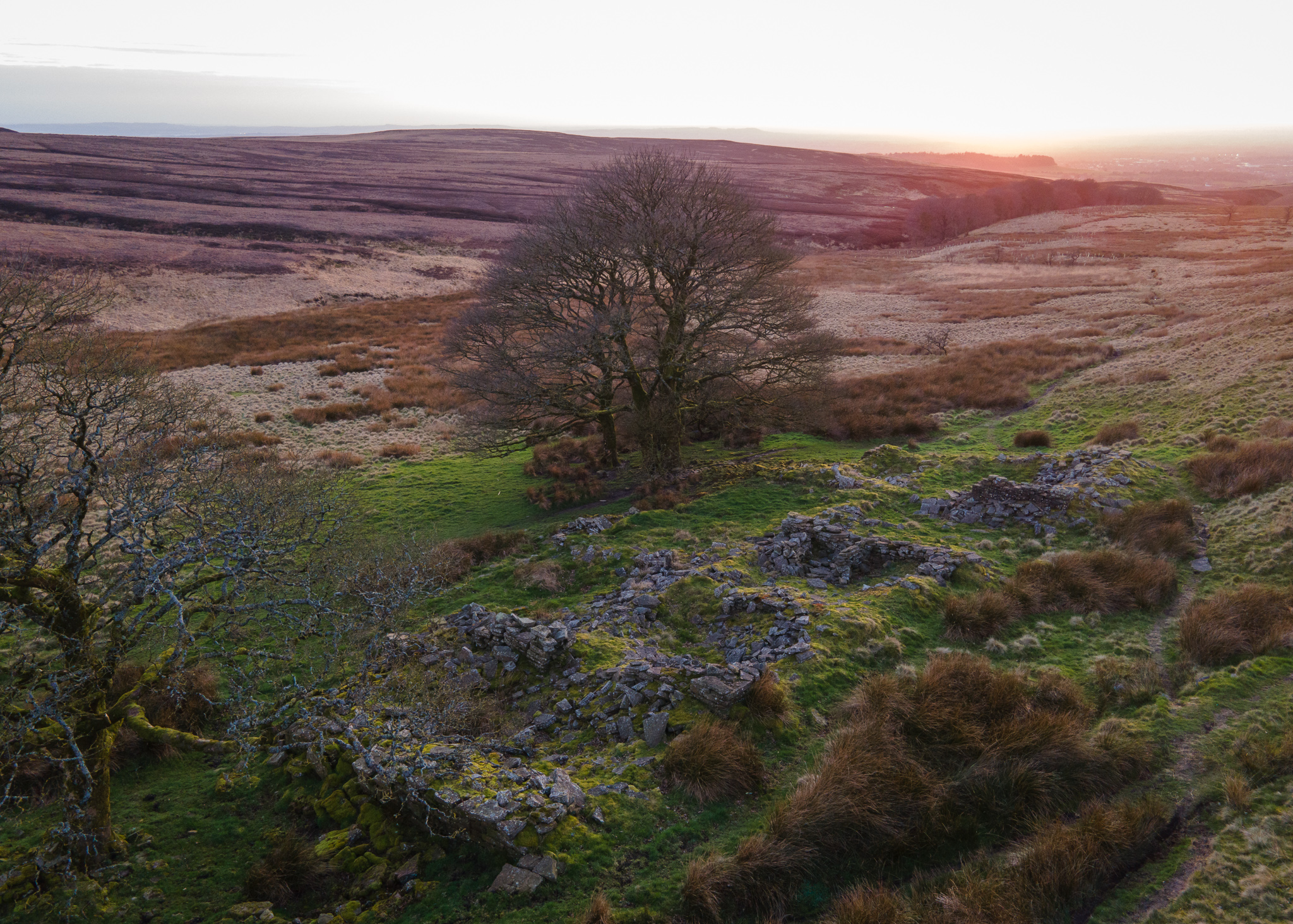 great hill farm, brinscall. lost farms of brinscall moors